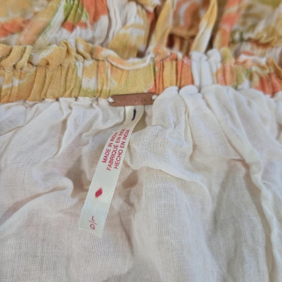 Free People Taking Sides Orange Mini Dress 🍊 - Picture 6 of 7